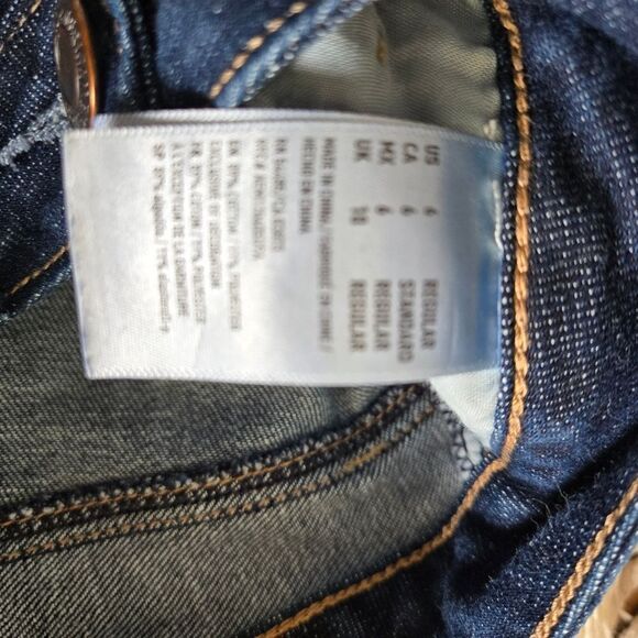 American Eagle Distressed Tom Girl Style Denim Jeans - Picture 8 of 9
